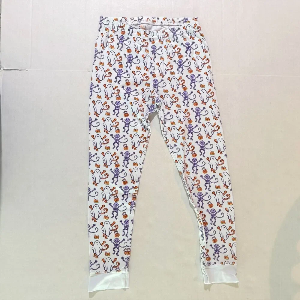 Roller Rabbit, Trick or Treat Halloween Monkey Print Pajama Set kids 10 Seasonal